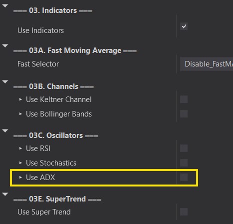 Oscillators – ADX
