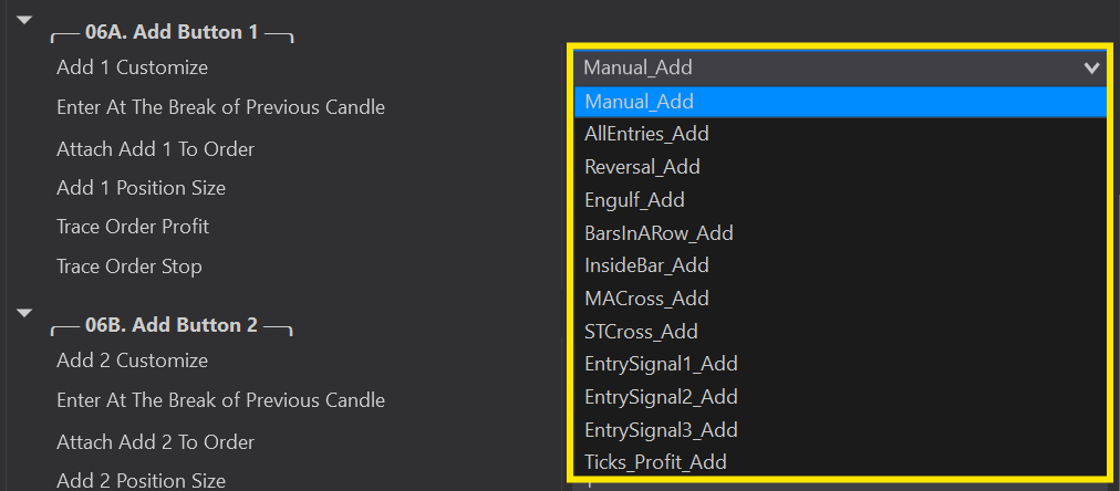 Add Button Customize