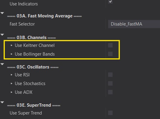 Channels – Keltner / Bollinger