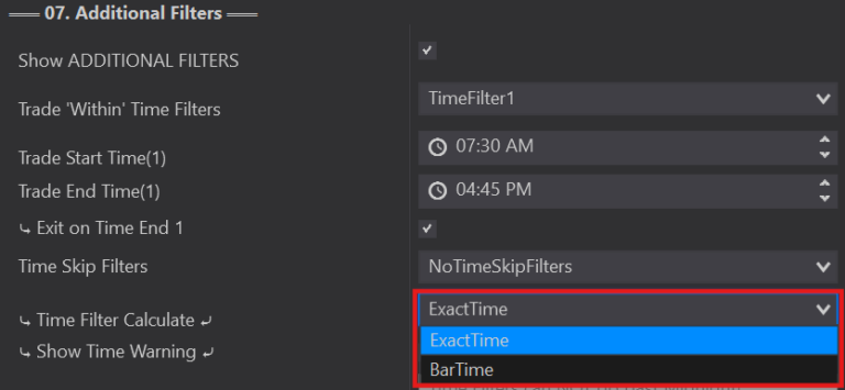 Time Filter Calculate
