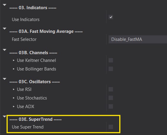 Super Trend Filter