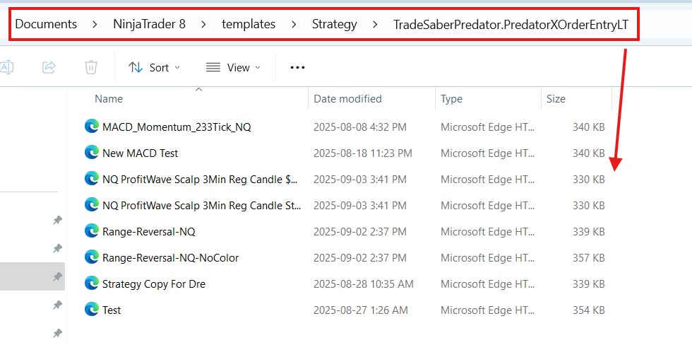 Find Strategy Templates